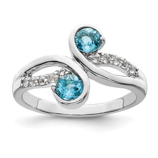 Sterling Silver Rings Style QR7413BT - Classique Jewelry Inc.