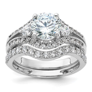Sterling Silver Rings Style QR7547 - Classique Jewelry Inc.