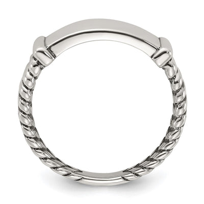 Sterling Silver Oxidized Men's Ring