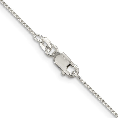 Sterling Silver Round Franco Chain, 9 x 0.95mm