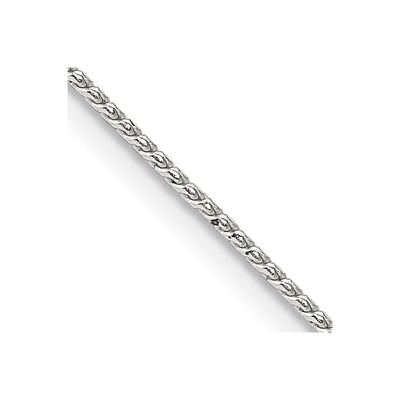 Sterling Silver . Round Franco Chain w/2in ext.