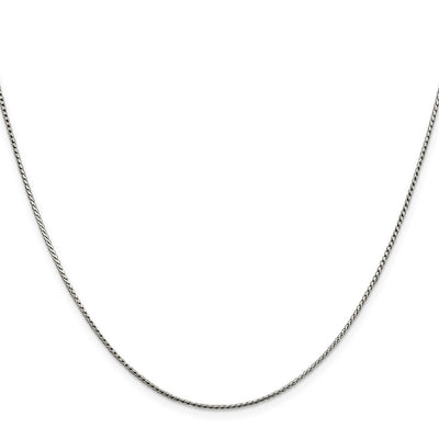Sterling Silver Round Franco Chain, 9 x 1mm