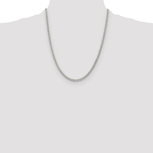 Sterling Silver Rambo Chain (Style QRM060-22)