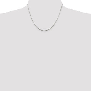 Sterling Silver Patterned Diamond-cut Snake Chain (Style QSD1-18)