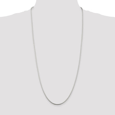 Sterling Silver Snake Chain, 16 x 2mm