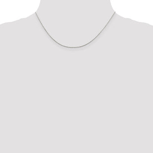 Sterling Silver Diamond-cut Round Spiga Chain (Style QSR025-16)