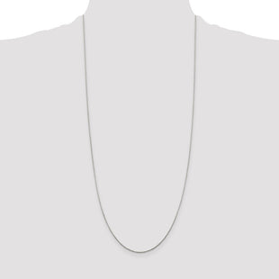 Sterling Silver Diamond-cut Round Spiga Chain (Style QSR025-30)