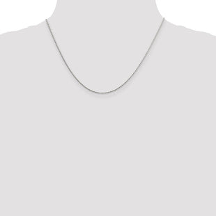 Sterling Silver Diamond-cut Round Spiga Chain (Style QSR035-18)