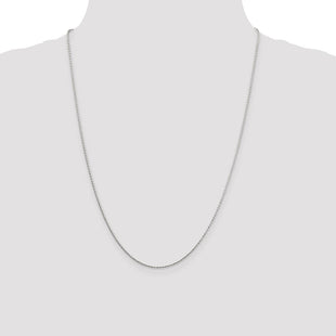 Sterling Silver Diamond-cut Round Spiga Chain (Style QSR035-24)