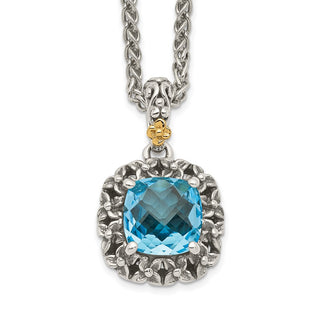 14k/Silver Two-Tone Jewelry Style QTC1609 - Classique Jewelry Inc.