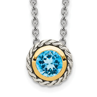 14k/Silver Two-Tone Jewelry Style QTC1623 - Classique Jewelry Inc.
