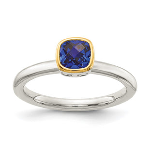 14k/Silver Two-Tone Rings Style QTC1736 - Classique Jewelry Inc.
