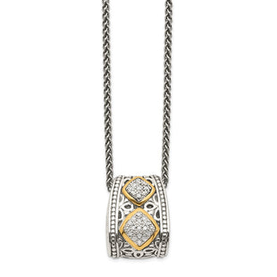 14k/Silver Two-Tone Jewelry Style QTC185 - Classique Jewelry Inc.