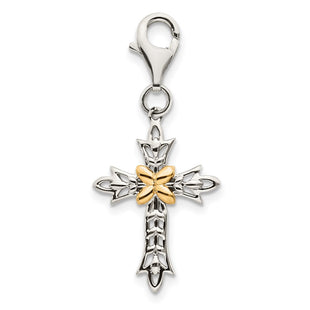14k/Silver Two-Tone Jewelry Style QTC472 - Classique Jewelry Inc.