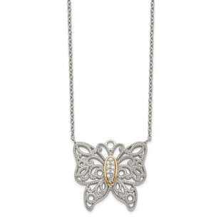 14k/Silver Two-Tone Jewelry Style QTC641 - Classique Jewelry Inc.