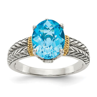 14k/Silver Two-Tone Rings Style QTC762 - Classique Jewelry Inc.