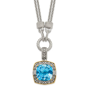14k/Silver Two-Tone Jewelry Style QTC83 - Classique Jewelry Inc.