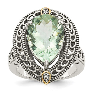 14k/Silver Two-Tone Rings Style QTC884 - Classique Jewelry Inc.