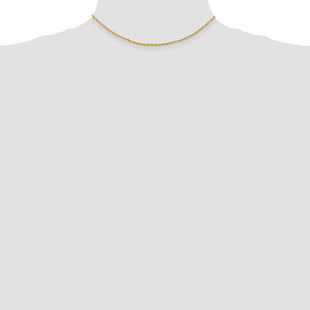 14K Diamond-cut Quadruple Rope Lobster Clasp Chain (Style QTR016-14)