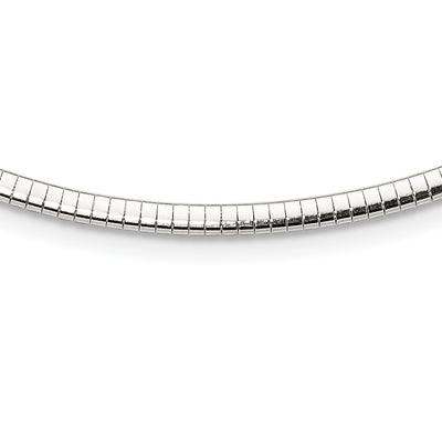 Sterling Silver Cubetto Necklace, 16 x 4mm