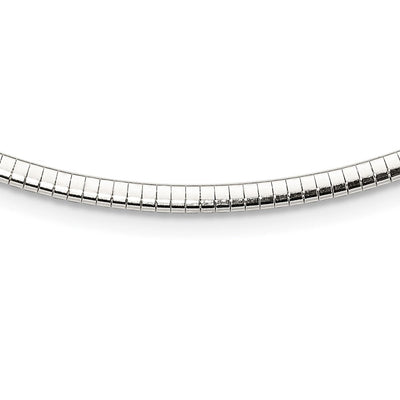 Sterling Silver Cubetto Necklace, 16 x 4mm
