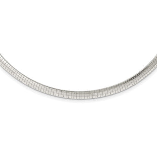 Sterling Silver Cubetto Necklace (Style QU6-16)