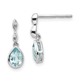 Sterling Silver Earrings Style QW370 - Classique Jewelry Inc.