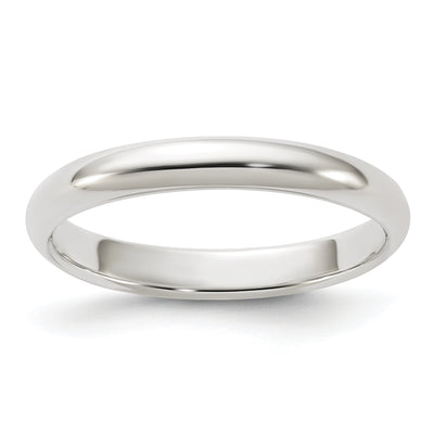 Sterling Silver Half Round Band