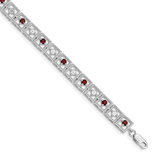 Sterling Silver Bracelets Style QX833GA - Classique Jewelry Inc.