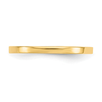 14K High Polished Band Childs Ring
