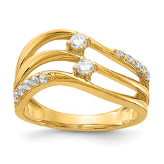 14k Yellow Gold Rings Style RM4243 - Classique Jewelry Inc.