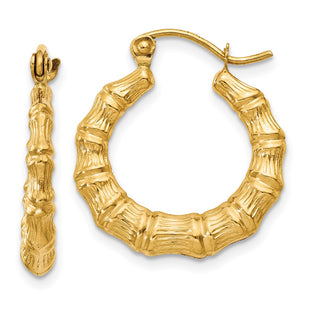 14k Yellow Gold Earrings Style S825 - Classique Jewelry Inc.