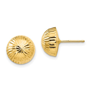 14k Yellow Gold Earrings Style SE131 - Classique Jewelry Inc.