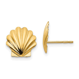 14k Madi K Shell Post Earrings (Style SE2199)