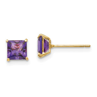 14k Yellow Gold Earrings Style SE2281 - Classique Jewelry Inc.
