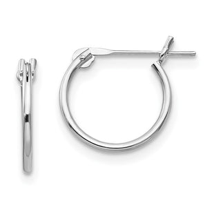 14k White Gold Earrings Style SE230 - Classique Jewelry Inc.