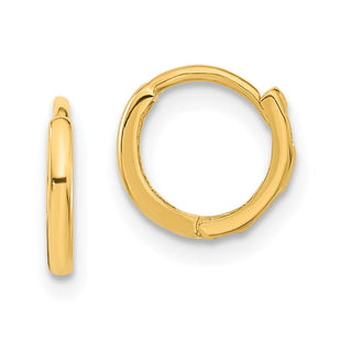 14k Madi K Polished Hinged Hoop Earrings (Style SE2579)