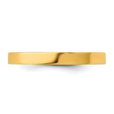 14K Madi K High Polished Flat Band Size 3 Baby / Children's Ring