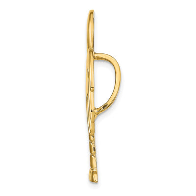 14K CHARLESTON Palmetto w/Moon Slide