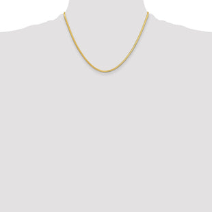14k Silky Herringbone Chain (Style SLK020-18)