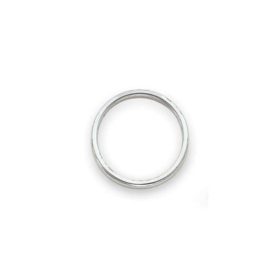 14K White Gold Polished Stackable Band