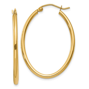 14k Yellow Gold Earrings Style TA258 - Classique Jewelry Inc.