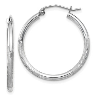 14k White Gold Earrings Style TC197 - Classique Jewelry Inc.