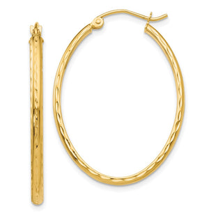 14k Yellow Gold Earrings Style TE514 - Classique Jewelry Inc.