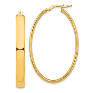 14k Yellow Gold Earrings Style TF1410 - Classique Jewelry Inc.