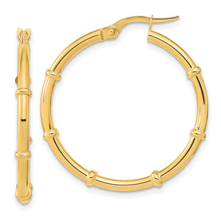 14k Yellow Gold Earrings Style TF2011 - Classique Jewelry Inc.