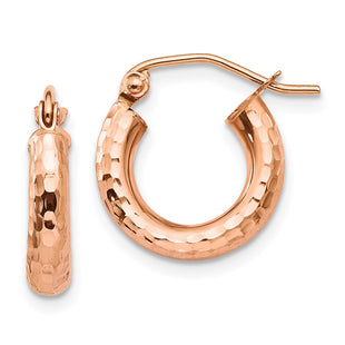 14k Rose Gold Earrings Style TF821 - Classique Jewelry Inc.