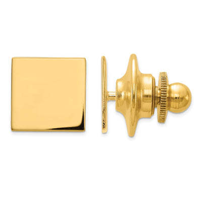 14K Men's Square Tie Tac