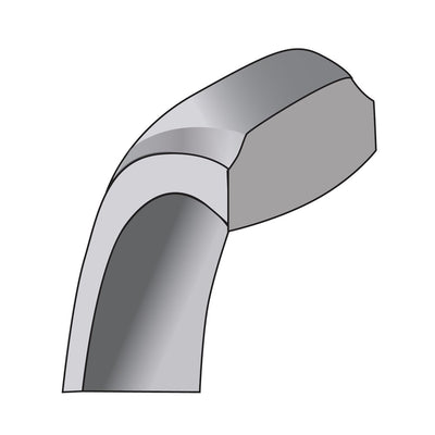 Sterling Silver Beveled Edge Band