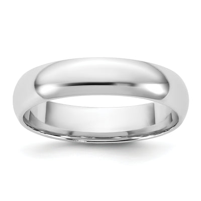 14K White Gold Lightweight Comfort Fit Band